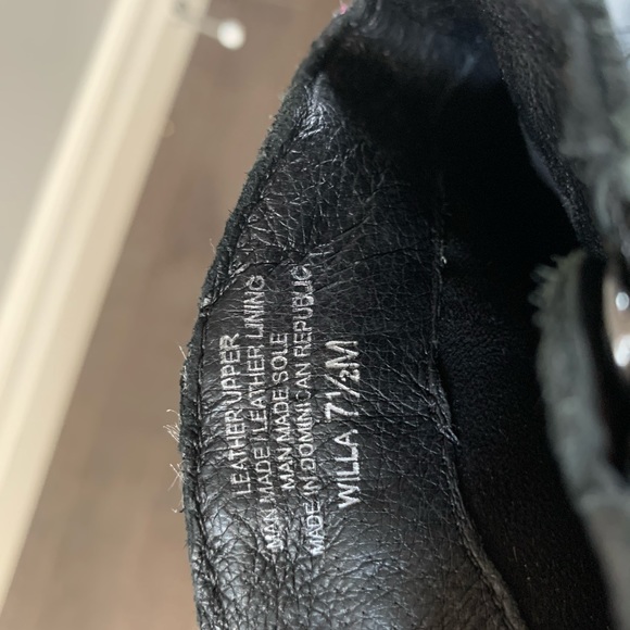 Genuine Leather Boots / Booties - Sz 7.5 - Black - Picture 3 of 5